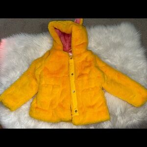 toddler girl extra soft fluffy coat
